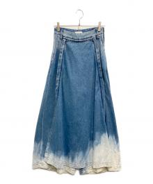 TANAKA（タナカ）の古着「THE WIDE  SKIRT PANT」｜インディゴ