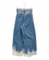 TANAKA (タナカ) THE WIDE  SKIRT PANT インディゴ サイズ:27：13000円