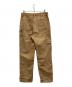 CarHartt (カーハート) DUCK DOUBLE FRONT LOOSE FIT ブラウン サイズ:SIZE W34：17000円