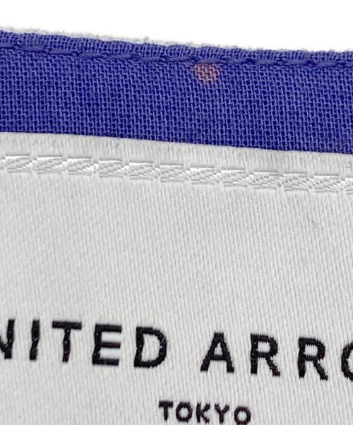 UNITED ARROWS（ユナイテッドアローズ）UNITED ARROWS (ユナイテッドアローズ) コットンフラワーマキシワンピース ブルー×ホワイト サイズ:36の古着・服飾アイテム