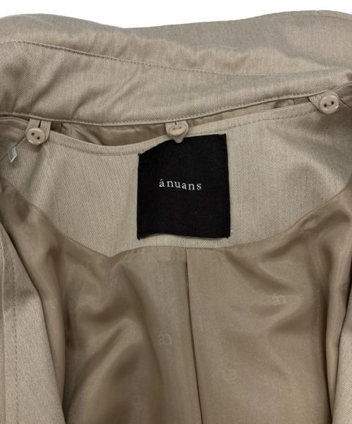 anuans（アニュアンス）anuans (アニュアンス) トレンチコート ベージュ サイズ:FREEの古着・服飾アイテム