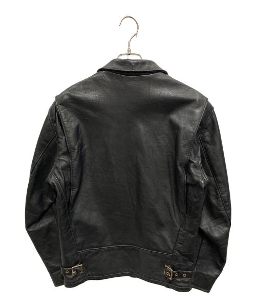 Schott（ショット）Schott (ショット) レザートラッカージャケット ブラック サイズ:36の古着・服飾アイテム