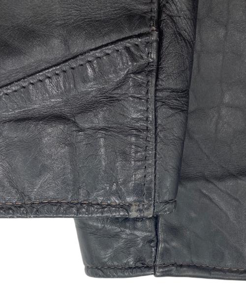 Schott（ショット）Schott (ショット) レザートラッカージャケット ブラック サイズ:36の古着・服飾アイテム
