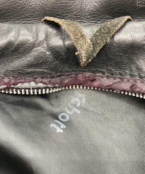 Schott（ショット）Schott (ショット) レザートラッカージャケット ブラック サイズ:36の古着・服飾アイテム