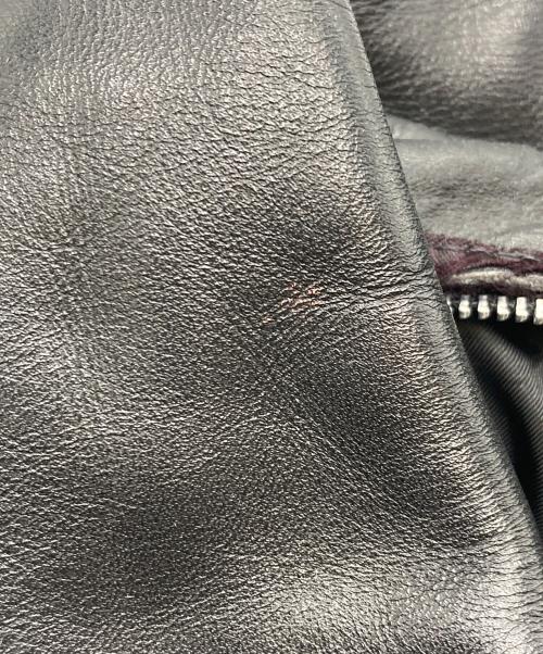Schott（ショット）Schott (ショット) レザートラッカージャケット ブラック サイズ:36の古着・服飾アイテム