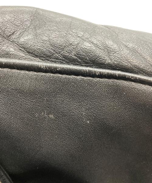 Schott（ショット）Schott (ショット) レザートラッカージャケット ブラック サイズ:36の古着・服飾アイテム