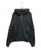 ACRONYMアクロニウム）の古着「ORGANIC COTTON HOODED SWEATSHIRT」｜ブラック