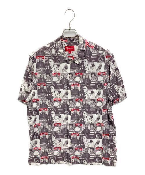 SUPREME（シュプリーム）Supreme (シュプリーム) magazin S/S Shirt グレー サイズ:Mの古着・服飾アイテム