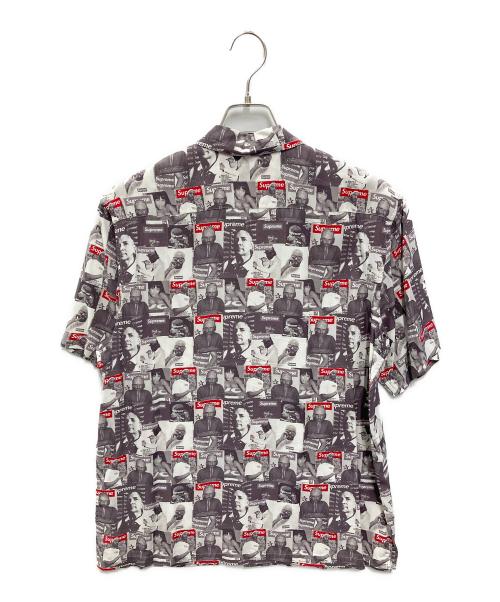 SUPREME（シュプリーム）Supreme (シュプリーム) magazin S/S Shirt グレー サイズ:Mの古着・服飾アイテム
