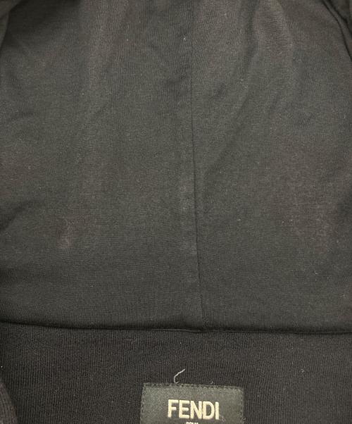 FENDI（フェンディ）FENDI (フェンディ) バックバグズ ジップアップ スウェットパーカー ブラック サイズ:52の古着・服飾アイテム