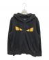FENDI（フェンディ）の古着「バックバグズ ジップアップ スウェットパーカー」｜ブラック
