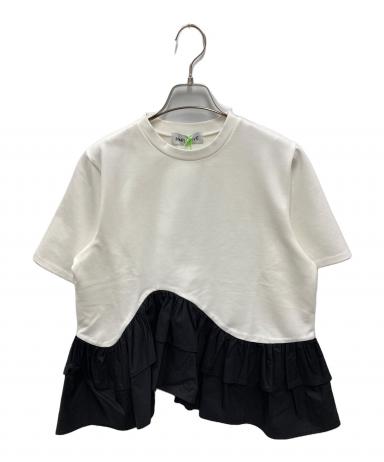 中古・古着通販】HeRIN.CYE (ヘリンドットサイ) Frill hem ponte tops