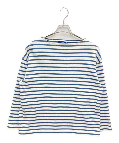 SAINT JAMES（セントジェームス）SAINT JAMES (セントジェームス) OUESSANT LOOSE カットソー ブルー サイズ:3 未使用品の古着・服飾アイテム