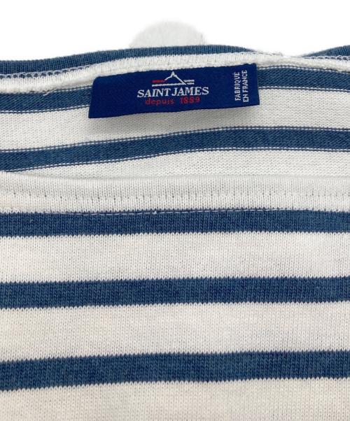 SAINT JAMES（セントジェームス）SAINT JAMES (セントジェームス) OUESSANT LOOSE カットソー ブルー サイズ:3 未使用品の古着・服飾アイテム