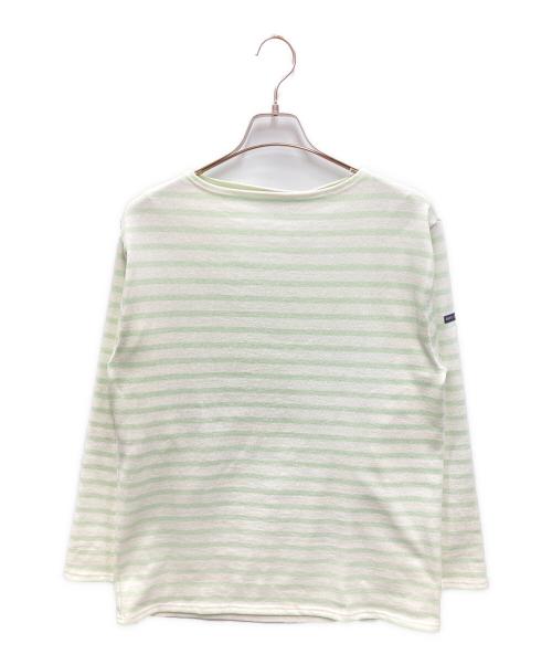 SAINT JAMES（セントジェームス）SAINT JAMES (セントジェームス) OUESSANT バスクシャツ 黄緑 サイズ:5 未使用品の古着・服飾アイテム