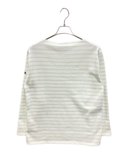 SAINT JAMES（セントジェームス）SAINT JAMES (セントジェームス) OUESSANT バスクシャツ 黄緑 サイズ:5 未使用品の古着・服飾アイテム