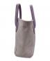 YOUNG & OLSEN The DRYGOODS STORE (ヤングアンドオルセン ザ ドライグッズストア) TOMORROW LAND (トゥモローランド) 別注PETITE LEATHER トートバッグ パープル：15000円