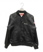 SUPREME×BETTY BOOPシュプリーム×ベティー・ブープ）の古着「Satin Club Jacket」｜ブラック