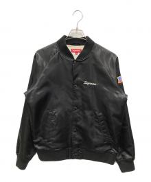SUPREME×BETTY BOOP（シュプリーム×ベティー・ブープ）の古着「Satin Club Jacket」｜ブラック