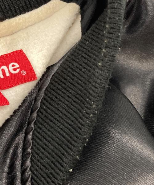 SUPREME（シュプリーム）Supreme (シュプリーム) BETTY BOOP (ベティー・ブープ) Satin Club Jacket ブラック サイズ:Mの古着・服飾アイテム