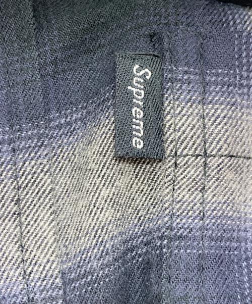 SUPREME（シュプリーム）Supreme (シュプリーム) UNDERCOVER (アンダーカバー) Satin Hooded Flannel Shirt ブラック サイズ:Sの古着・服飾アイテム