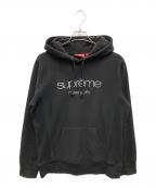 SUPREMEシュプリーム）の古着「Classic Logo Hooded Sweatshirt」｜ブラック