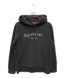 SUPREME（シュプリーム）の古着「Classic Logo Hooded Sweatshirt」｜ブラック