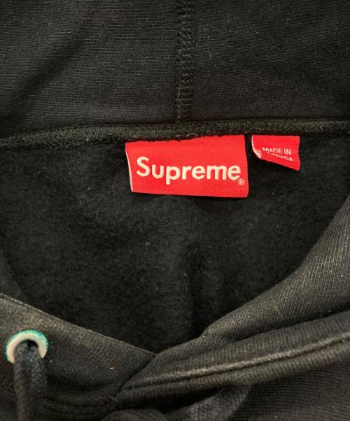 SUPREME（シュプリーム）Supreme (シュプリーム) Classic Logo Hooded Sweatshirt ブラック サイズ:Mの古着・服飾アイテム