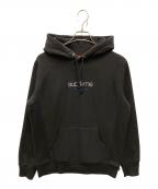 SUPREMEシュプリーム）の古着「Classic Logo Shop Hooded Sweatshirt」｜ブラック