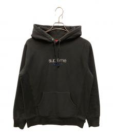 SUPREME（シュプリーム）の古着「Classic Logo Shop Hooded Sweatshirt」｜ブラック