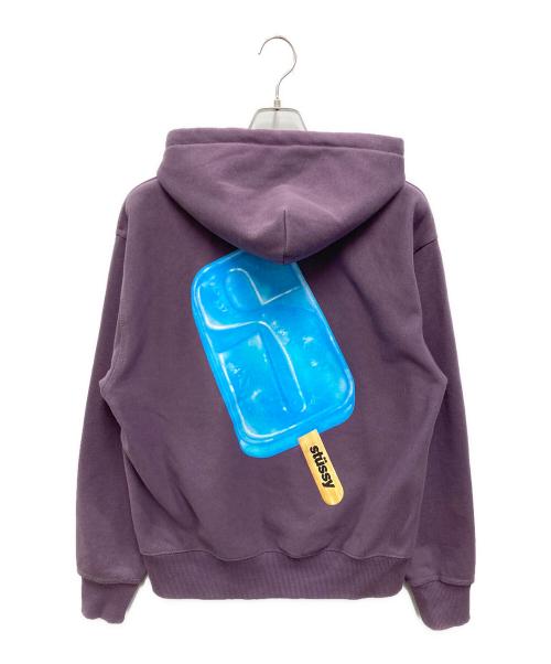 stussy（ステューシー）stussy (ステューシー) Popsicle Hoodie パープル サイズ:Sの古着・服飾アイテム
