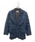 Engineered Garments（エンジニアド ガーメンツ）の古着「花柄刺繍 テーラードジャケット」｜ネイビー