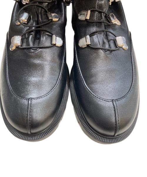 Christian Louboutin（クリスチャン・ルブタン）Christian Louboutin (クリスチャン・ルブタン) Horse Guardsチェーンレザーブーツ ブラック サイズ:36の古着・服飾アイテム