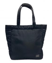 PORTER（ポーター）の古着「CREAM TOTE BAG」｜ブラック
