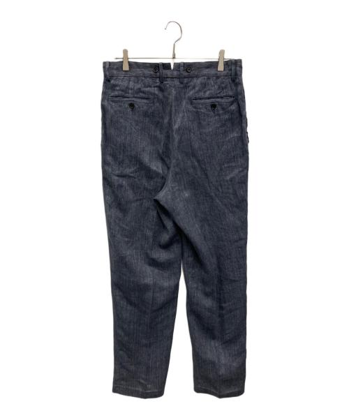 ​NIGEL CABOURN​（ナイジェル・ケーボン）​NIGEL CABOURN​ (ナイジェル・ケーボン) LINEN CHAMBRAY GENTLEMAN PANT ネイビー サイズ:32の古着・服飾アイテム