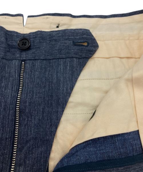 ​NIGEL CABOURN​（ナイジェル・ケーボン）​NIGEL CABOURN​ (ナイジェル・ケーボン) LINEN CHAMBRAY GENTLEMAN PANT ネイビー サイズ:32の古着・服飾アイテム