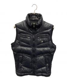 DIESEL（ディーゼル）の古着「ナイロンJダウンベスト」｜ブラック