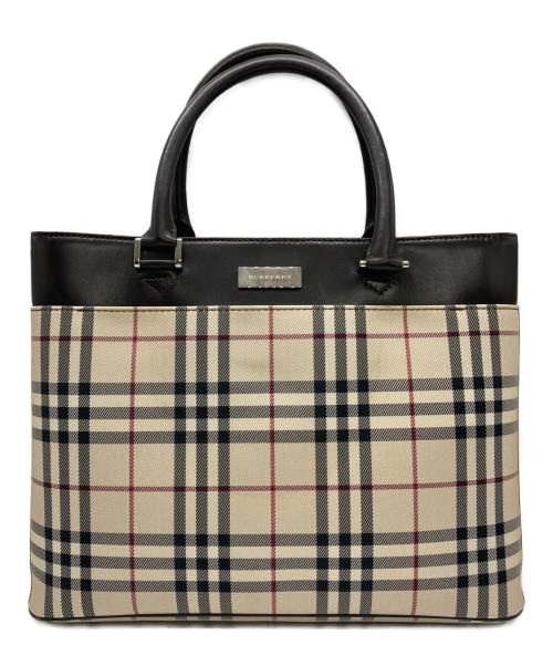 BURBERRY（バーバリー）BURBERRY (バーバリー) ノバチェックハンドバッグの古着・服飾アイテム