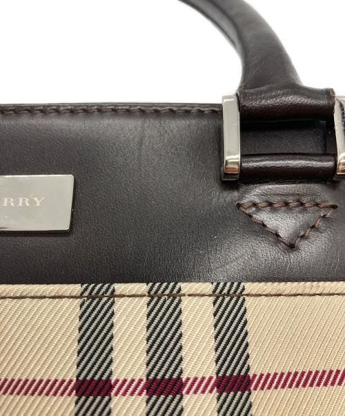 BURBERRY（バーバリー）BURBERRY (バーバリー) ノバチェックハンドバッグの古着・服飾アイテム