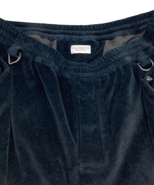 CHAOS FISHING CLUB（カオスフィッシングクラブ）CHAOS FISHING CLUB (カオスフィッシングクラブ) 90s Parlor Pants ブラック サイズ:XLの古着・服飾アイテム