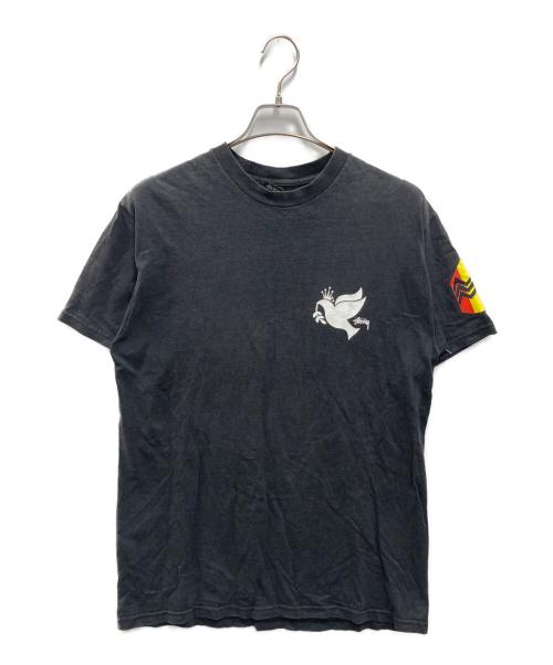 stussy（ステューシー）stussy (ステューシー) プリントTシャツ ブラック サイズ:Mの古着・服飾アイテム