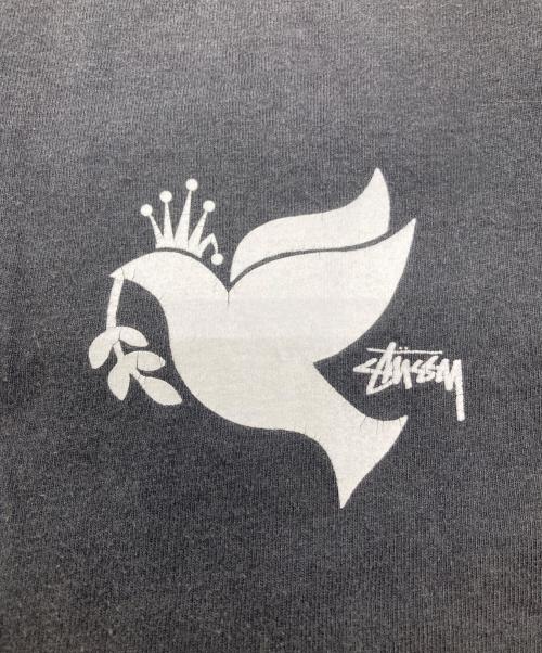 stussy（ステューシー）stussy (ステューシー) プリントTシャツ ブラック サイズ:Mの古着・服飾アイテム