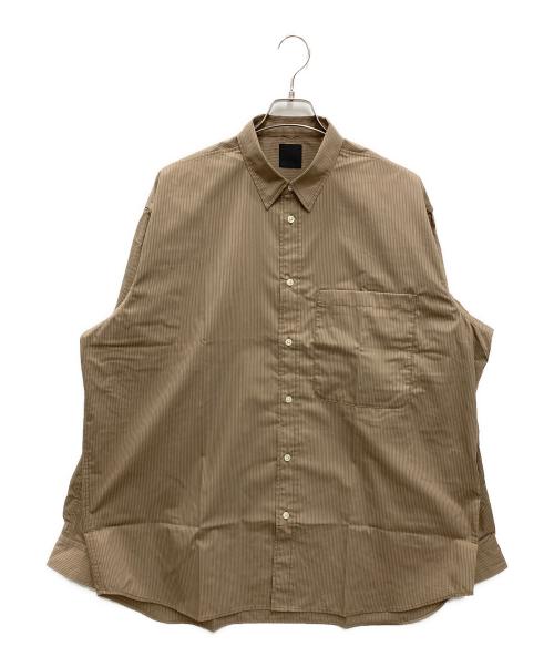DAIWA PIER39（ダイワ ピア39）DAIWA PIER39 (ダイワ ピア39) TECH REGULAR STRIPE SHIRT ブラウン サイズ:L 未使用品の古着・服飾アイテム