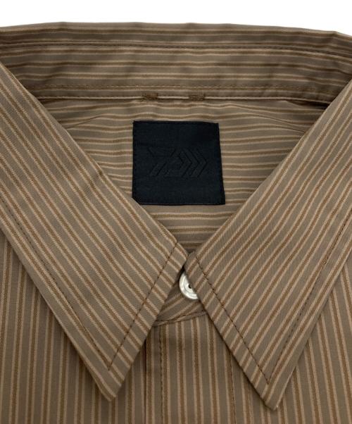 DAIWA PIER39（ダイワ ピア39）DAIWA PIER39 (ダイワ ピア39) TECH REGULAR STRIPE SHIRT ブラウン サイズ:L 未使用品の古着・服飾アイテム