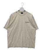 BALENCIAGAバレンシアガ）の古着「BALENCIAGA Inside-Out Large Fit T-Shirt」｜ベージュ