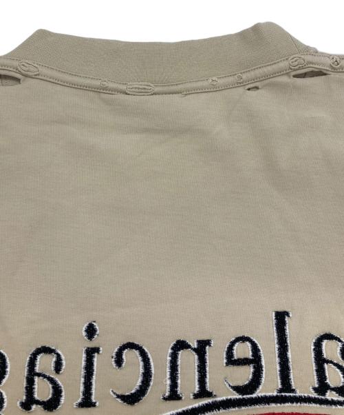BALENCIAGA（バレンシアガ）BALENCIAGA (バレンシアガ) BALENCIAGA Inside-Out Large Fit T-Shirt ベージュ サイズ:Lの古着・服飾アイテム