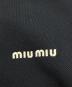 中古・古着 MIU MIU (ミュウミュウ) ボンデッドピケ テクニカルジャージー ブルゾンジャケット ネイビー サイズ:40：150000円
