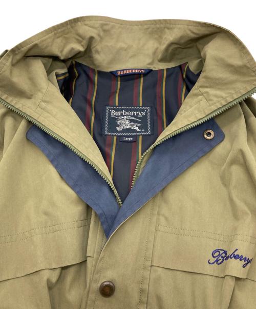 Burberry's（バーバリーズ）Burberry's (バーバリーズ) フード付ブルゾン オリーブ サイズ:Lの古着・服飾アイテム