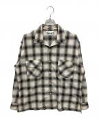 J.S HOMESTEADジャーナルスタンダード ホームステッド）の古着「Stead OMBRE OPEN SHIRT」｜グレー