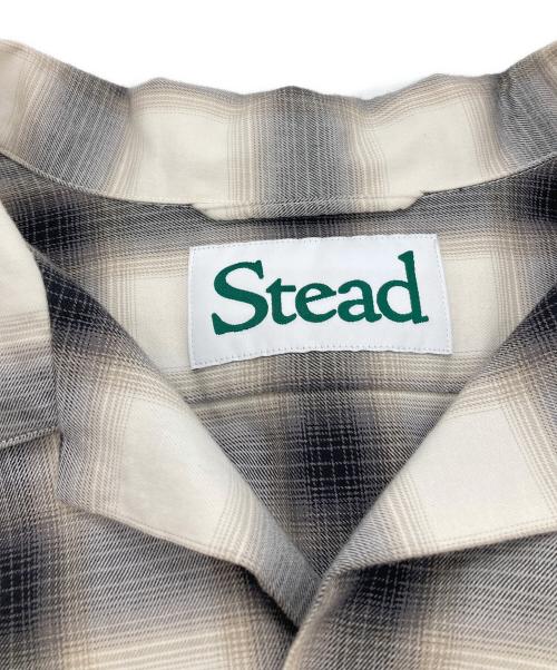 J.S HOMESTEAD（ジャーナルスタンダード ホームステッド）J.S HOMESTEAD (ジャーナルスタンダード ホームステッド) Stead OMBRE OPEN SHIRT グレー サイズ:Mの古着・服飾アイテム
